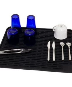 Mindful Design by LISH - Silicone Dish Drying Mat and Trivet 24x18 -Kitchen Storage shop unnamed file 263