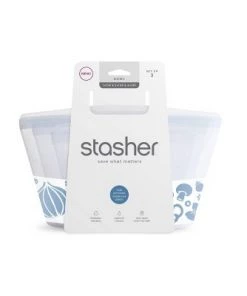 stasher Reusable Food Storage Clear Bags - 3pk 7 stasher Reusable Food Storage Clear Bags - 3pk -Kitchen Storage shop unnamed file 2652