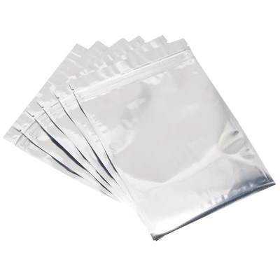 Stockroom Plus 200 Pack Resealable Silver Foil Snack Bags, Smell Proof Pouch (5.5 x 7.9 In) 8 Stockroom Plus 200 Pack Resealable Silver Foil Snack Bags, Smell Proof Pouch (5.5 x 7.9 In) - Image 6