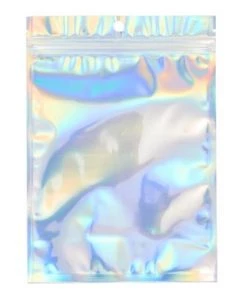 Stockroom Plus 100 Pack Resealable Holographic Snack Bags, Smell Proof Pouch (5.5 x 7.9 In) -Kitchen Storage shop unnamed file 2709