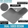 Zulay Kitchen XL 24” x 17” Microfiber Dish Drying Mat - Ultra Absorbent Dish Drying Mats For Kitchen Counter & Table - Dual Sided Dish Mat (Gray)