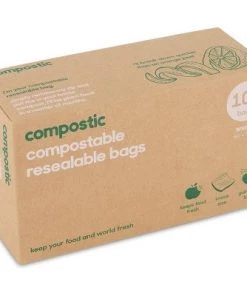 Compostic Compostable Quart Sandwich Bags - 100pk
