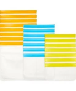 Juvale 21 Pack Reusable Zipper Bags for Organizing, Food Storage, Snacks (3 Sizes) -Kitchen Storage shop unnamed file 2793