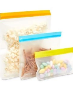 Juvale 21 Pack Reusable Zipper Bags for Organizing, Food Storage, Snacks (3 Sizes) -Kitchen Storage shop unnamed file 2794