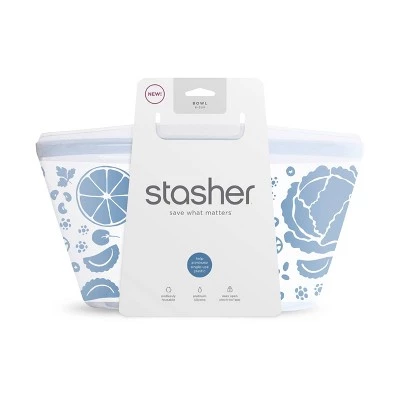 stasher Bowl Clear - 6 Cups/48oz 5 stasher Bowl Clear - 6 Cups/48oz - Image 3