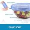Zulay Kitchen Reusable Silicone Stretch Lids (Set of 14)