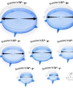 Zulay Kitchen Reusable Silicone Stretch Lids (Set of 14) -Kitchen Storage shop unnamed file 2854