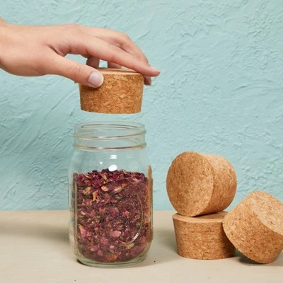 Juvale 4 Pack Size #34 Large Tapered Cork Plugs for Arts and Crafts(2.49 x 2.22 x 1.47 In) 4 Juvale 4 Pack Size #34 Large Tapered Cork Plugs for Arts and Crafts(2.49 x 2.22 x 1.47 In) - Image 2