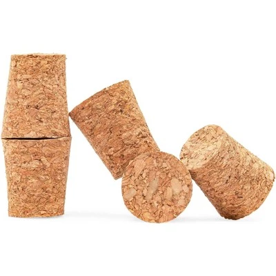 Juvale 50 Pack Size #8 Tapered Cork Plugs for Arts and Crafts (0.84 x 0.67 x 1 in) 4 Juvale 50 Pack Size #8 Tapered Cork Plugs for Arts and Crafts (0.84 x 0.67 x 1 in) - Image 2