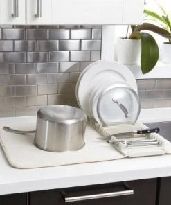 Plastic Udry Dish Drying Mat White - Umbra 13 Plastic Udry Dish Drying Mat White - Umbra -Kitchen Storage shop unnamed file 289