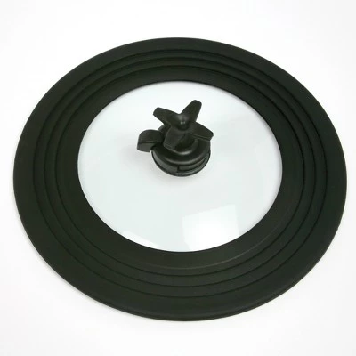 Norpro 12.25" Smart Tempered Glass and Silicone Universal Lid 3 Norpro 12.25" Smart Tempered Glass and Silicone Universal Lid