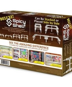 Spice Rack White - Spicy Shelf