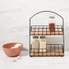 Iron and Mangowood 2-Tier Wire Spice Rack Black - Threshold™ -Kitchen Storage shop unnamed file 2962
