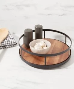 Wood Round Lazy Susan Spice Rack - Threshold™