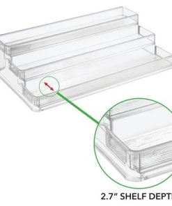 mDesign Large Expandable Spice Rack, Kitchen Storage Organizer -Kitchen Storage shop unnamed file 2973