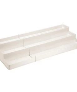 mDesign Large Expandable Spice Rack, Kitchen Storage Organizer -Kitchen Storage shop unnamed file 2979