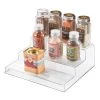 IDESIGN InterDesign Linus Plastic Spice Rack 3-Tier Organizer Clear -Kitchen Storage shop unnamed file 2982