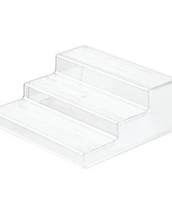 IDESIGN InterDesign Linus Plastic Spice Rack 3-Tier Organizer Clear -Kitchen Storage shop unnamed file 2985