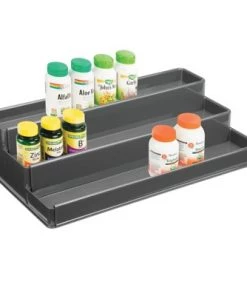 mDesign Large Expandable Vitamin Rack, Bathroom Storage Organizer -Kitchen Storage shop unnamed file 2997
