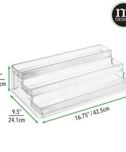 mDesign Large Expandable Vitamin Rack, Bathroom Storage Organizer -Kitchen Storage shop unnamed file 3000