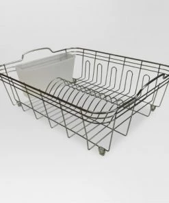 Wire Dish Rack Large Satin Nickel - Threshold™