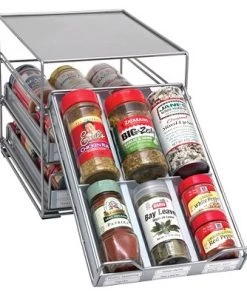 Lipper International Lipper 3-Tier Tilt Down Spice Drawer -Kitchen Storage shop unnamed file 3022
