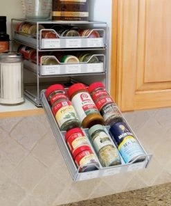 Lipper International Lipper 3-Tier Tilt Down Spice Drawer -Kitchen Storage shop unnamed file 3023