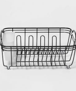 Steel Dish Drainer Black - Threshold™