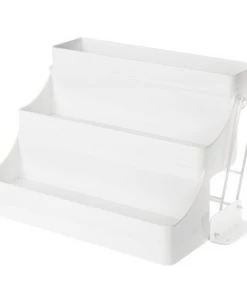 mDesign Plastic 3 Tier Pull Down Spice Rack, Storage Shelf Organizer -Kitchen Storage shop unnamed file 3045