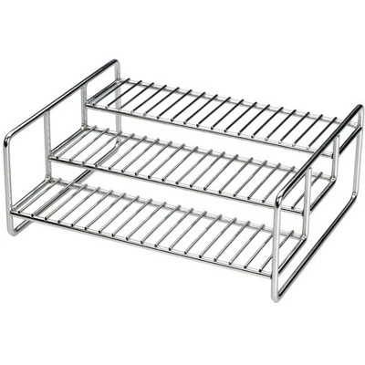 RSVP International RSVP 3-Tier Stainless Steel Spice Rack - Silver 3 RSVP International RSVP 3-Tier Stainless Steel Spice Rack - Silver
