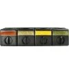 KitchenArt Stainless Steel and Wood Spice Cube - Black
