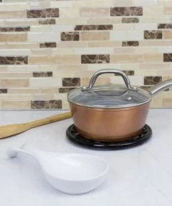 Home Basics Ceramic Spoon Rest -Kitchen Storage shop unnamed file 3073