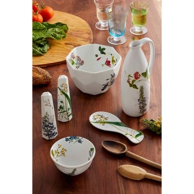 Porcelain Arcadia Spoon Rest - Rosanna 3 Porcelain Arcadia Spoon Rest - Rosanna