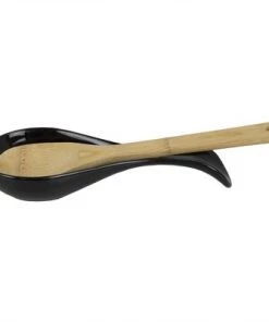 Home Basics Ceramic Spoon Rest, Black 10 Home Basics Ceramic Spoon Rest, Black -Kitchen Storage shop unnamed file 3124