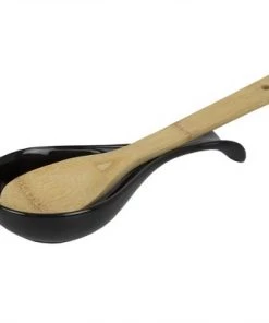 Home Basics Ceramic Spoon Rest, Black 11 Home Basics Ceramic Spoon Rest, Black -Kitchen Storage shop unnamed file 3125