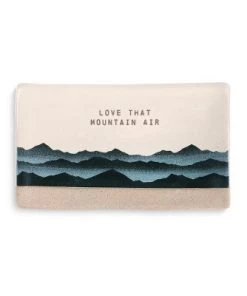 DEMDACO Love that Mountain Air Spoon Rest blue