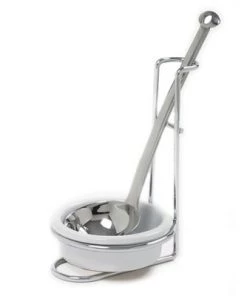 Norpro 2 Piece Stainless Steel and Porcelain Spoon Rest -Kitchen Storage shop unnamed file 3145