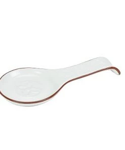 Omniware Stoneware Embossed Spoon Rest -Kitchen Storage shop unnamed file 3161