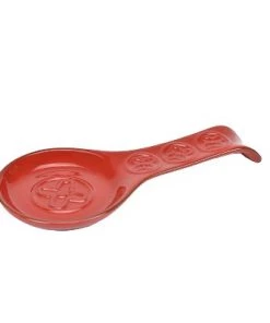 Omniware Stoneware Embossed Spoon Rest -Kitchen Storage shop unnamed file 3162