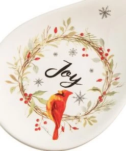 C&F Home Joy Cardinal Wreath Spoon Rest -Kitchen Storage shop unnamed file 3174