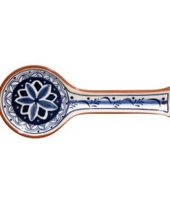 Casafina 10.75" Terracotta Blossom Spoon Rest -Kitchen Storage shop unnamed file 3180