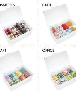 mDesign Stackable Plastic Tea Bag Organizer Kitchen Storage Box, 2 Pack -Kitchen Storage shop unnamed file 3197