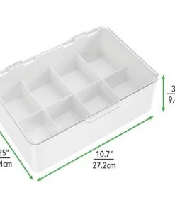 mDesign Stackable Plastic Tea Bag Organizer Kitchen Storage Box, 2 Pack -Kitchen Storage shop unnamed file 3198