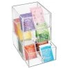 mDesign Plastic Kitchen Storage Tea Organizer, 3 Drawers -18 Sections -Kitchen Storage shop unnamed file 3200