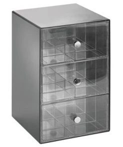 mDesign Plastic Kitchen Storage Tea Organizer, 3 Drawers -18 Sections -Kitchen Storage shop unnamed file 3208