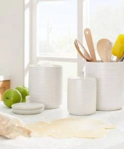 Threshold Designed W/Studio McGee Stoneware Utensil Crock - Threshold™ designed with Studio McGee