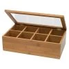 Lipper International Bamboo 8-Compartment Tea Box with Acrylic and Bamboo Lid 2 Lipper International Bamboo 8-Compartment Tea Box with Acrylic and Bamboo Lid -Kitchen Storage shop unnamed file 3211