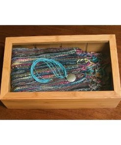 Lipper International Bamboo 8-Compartment Tea Box with Acrylic and Bamboo Lid -Kitchen Storage shop unnamed file 3214