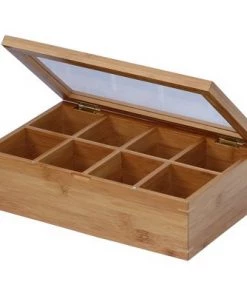 Oceanstar Bamboo Tea Box