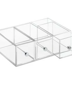 mDesign Plastic Kitchen Storage Tea Organizer, Flips, 3 Drawers -Kitchen Storage shop unnamed file 3230